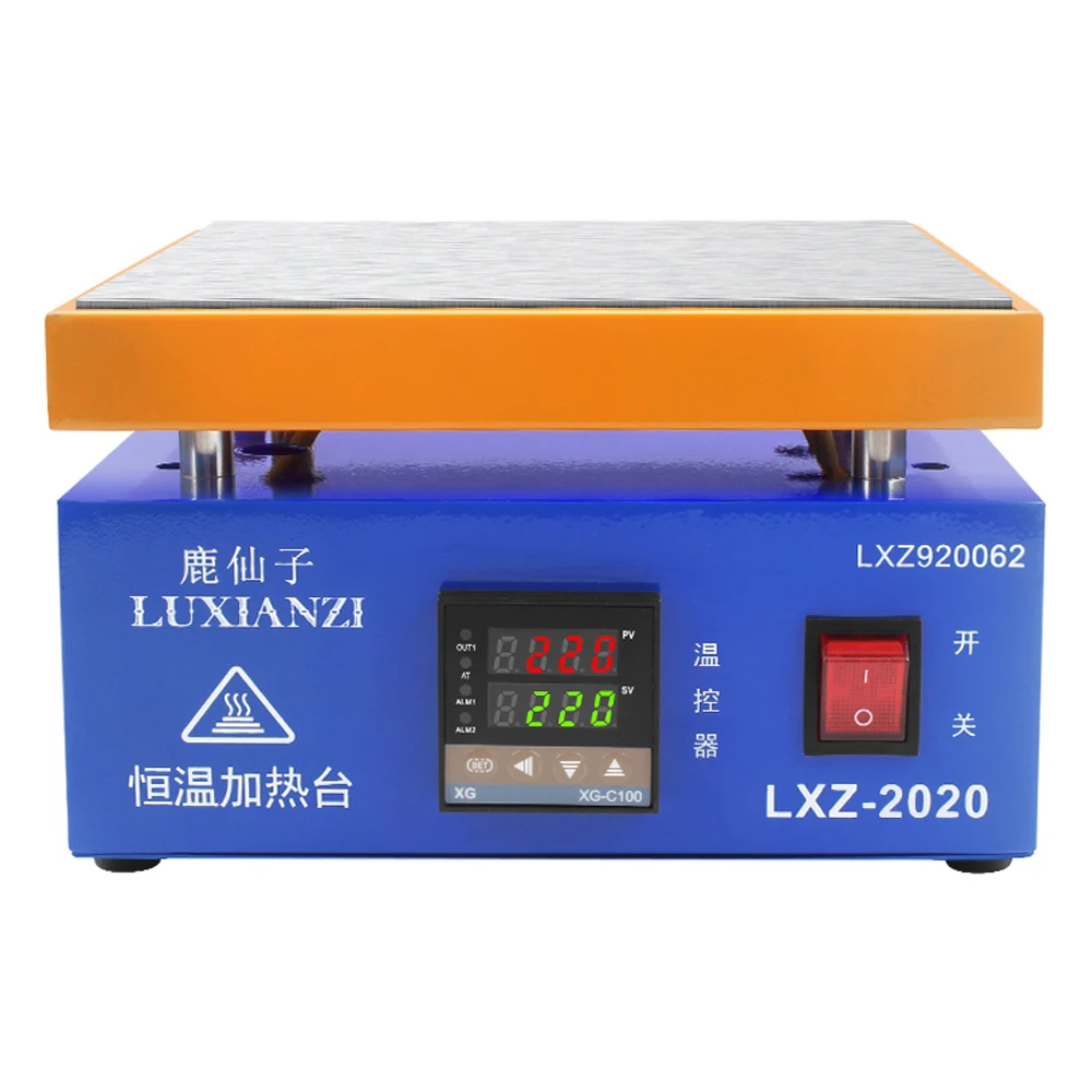 LUXIANZI stazione di preriscaldamento digitale termostato piastra di riscaldamento per PCB SMD BGA rilavorazione riscaldamento Led lampada dissaldatura Set di strumenti di riparazione
