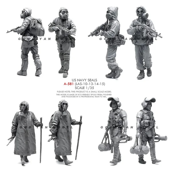 

50mm 1/35 Resin model kits figure colorless and self-assembled A-581