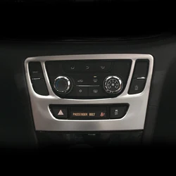 Fit For Opel Mokka Buick Encore car air conditioner Switch panel cover trim ABS Chrome accessories styling