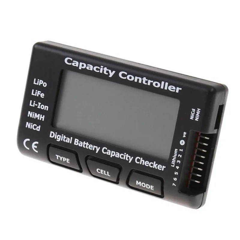 

Battery Balancer Capacity Controller Tester CellMeter-7 LiPo LiFe Li-Fe Li-Ion NiMH Nicd Digital Checker