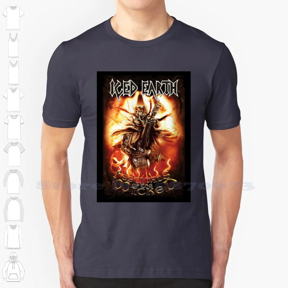 100% Cotton T-Shirt Band Metal Group Band Album Song