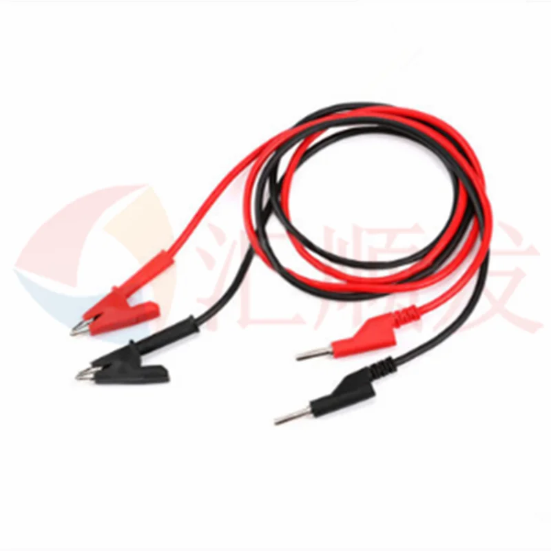 ワニ口クリップ,ダブルヘッド,コード,ナイロンコード,2線式,4ピン