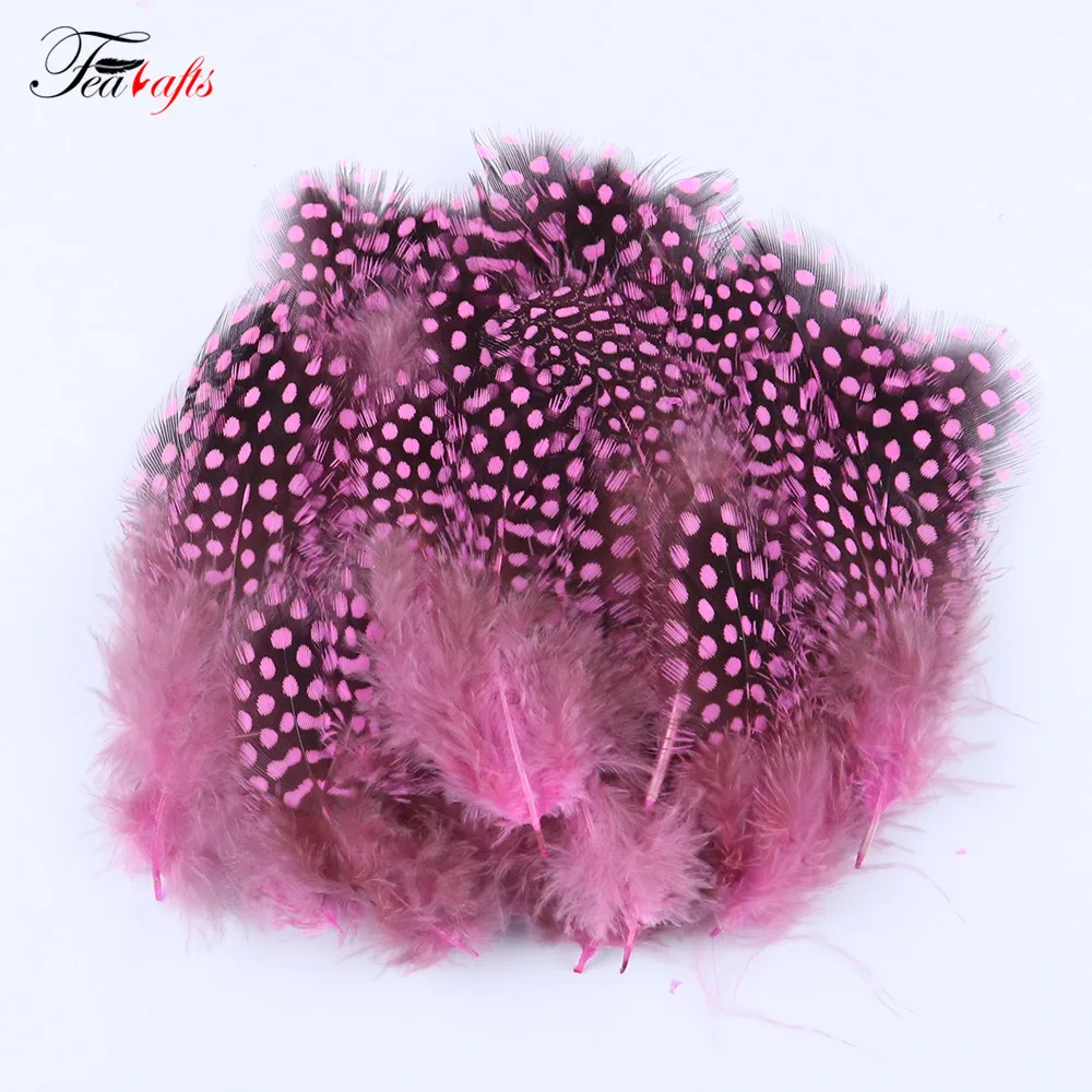 Natural Guinea Fowl Feathers For Jewelry Making 5-10cm Pheasant Plumas Handicraft Accessories Decorative Dream Catcher Feathers