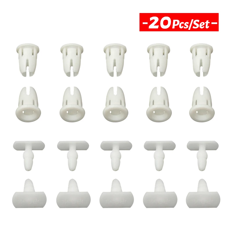 20pcs Auto Fastener Clips Side Skirt Door Sill Card Panel Linning Repair Trim Clips For Mercedes/Benz