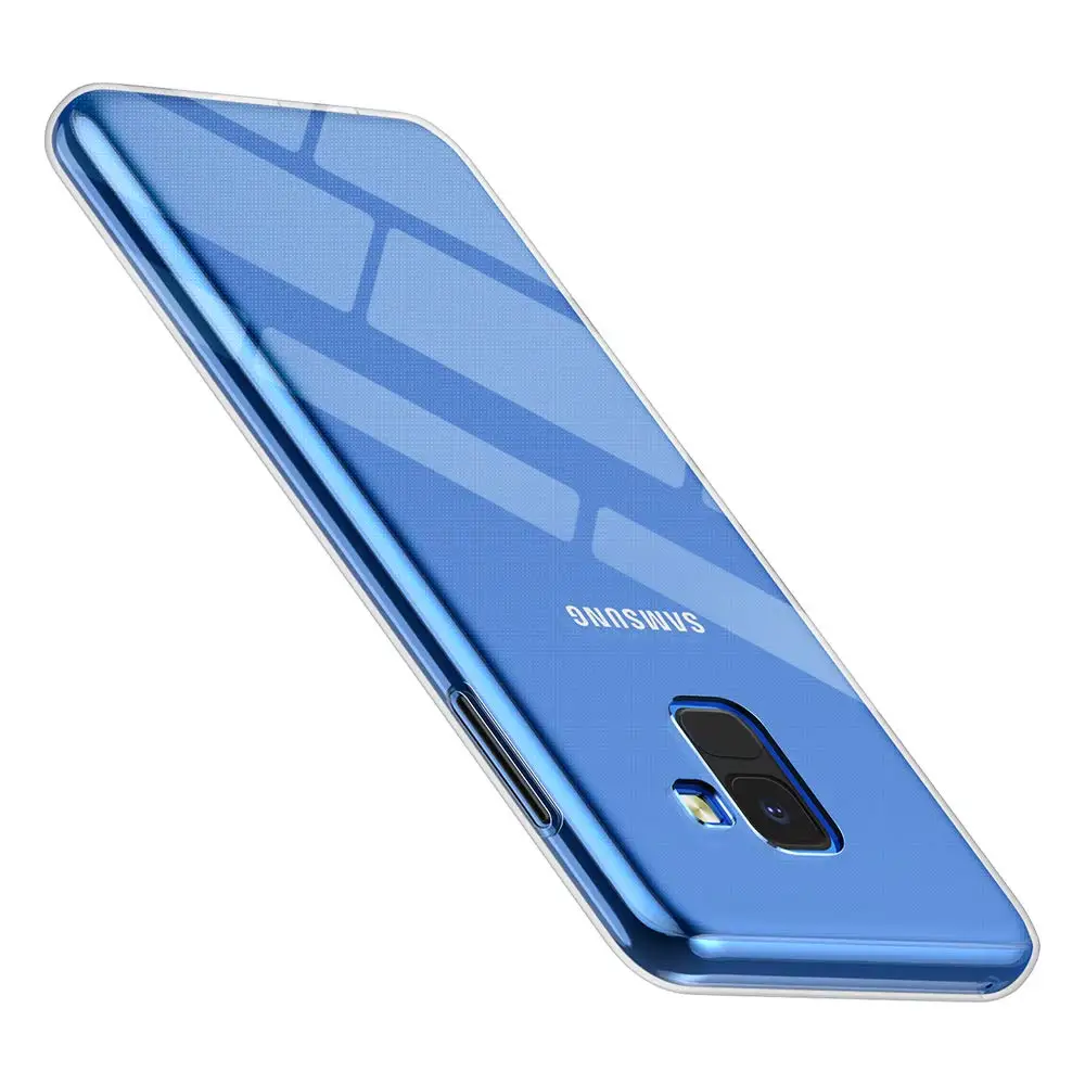 Ultra Thin Soft Clear TPU for Samsung Galaxy A8 A5 2018 SamsungA8 GalaxyA8 SamsungA5 Transparent Phone Cases Silicone Back Cover