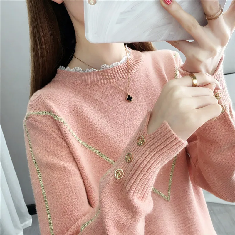 

Turtleneck Sweater Women 2020 Autumn Winter Long Sleeve Pullovers Sweaters Female Knitted Tops Jumper Ladies Casual Sweater Y95