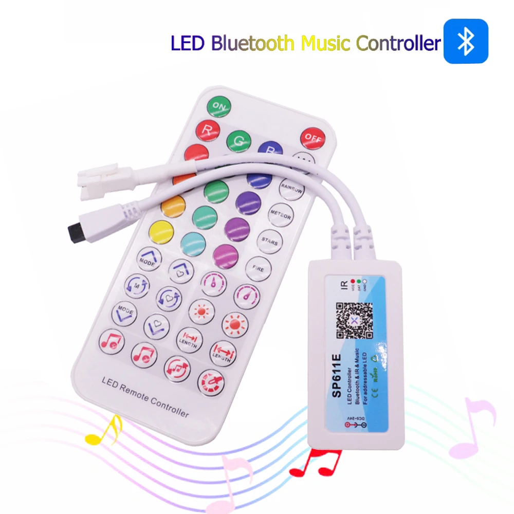 WS2812B  LED String Lights Addressable Individually RGB IC Dream Color Christmas Decoration DC5V ,SP611E LED Controller kit