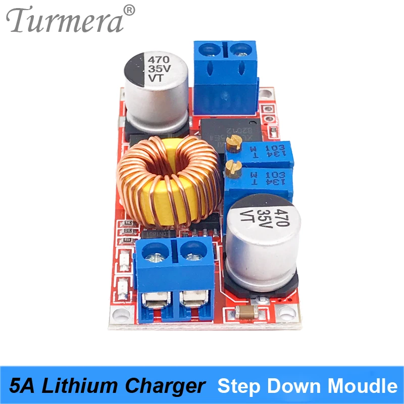Xl4015 5a dcからDCccvリチウム電池ステップダウン充電ボードLED電源コンバーターリチウム充電器ステップダウンモジュール