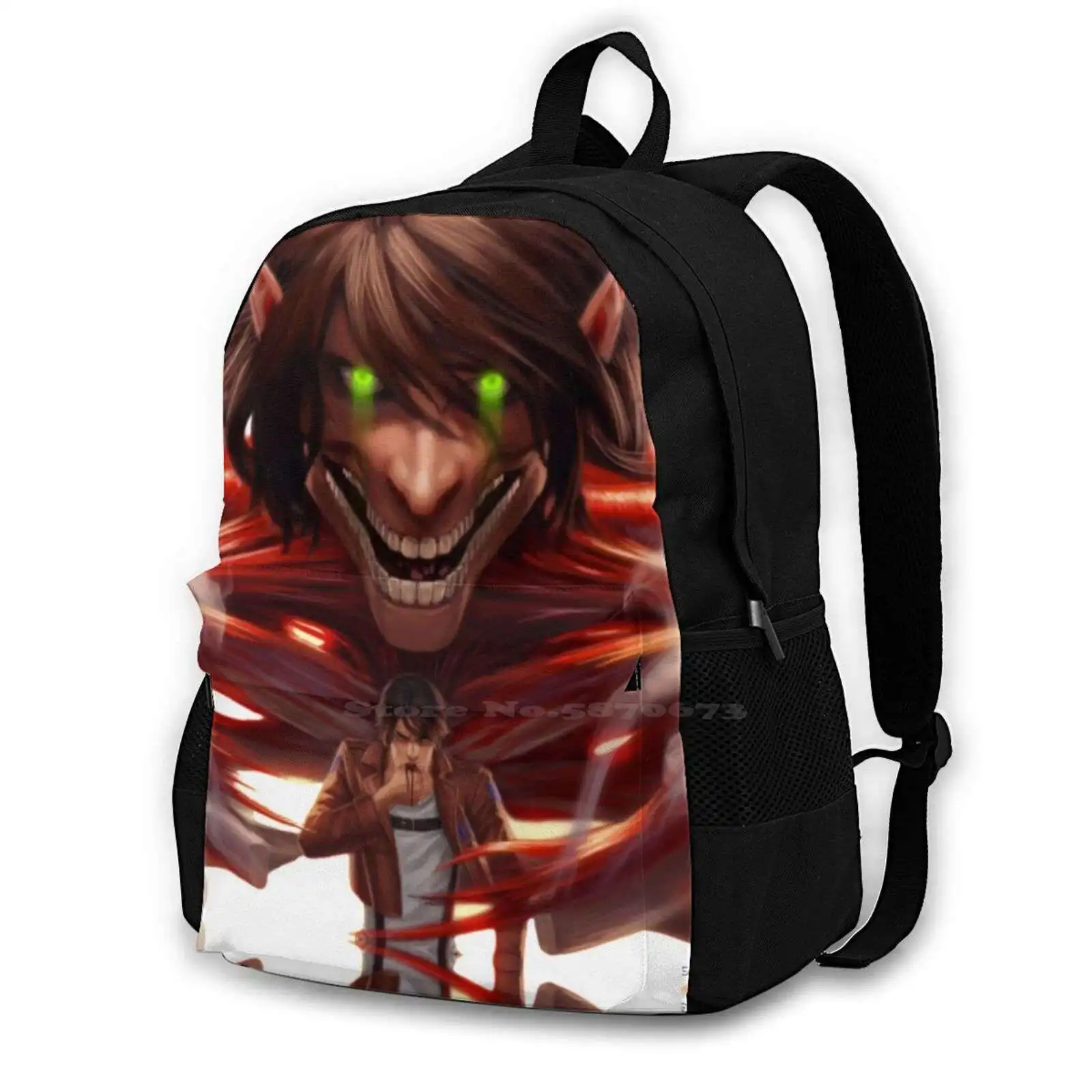 Eren Yeager Teen College Student Backpack Laptop Travel Bags Eren Yeager Eren Yeager Eren Yeager Eren Yeager Eren Yeager Eren