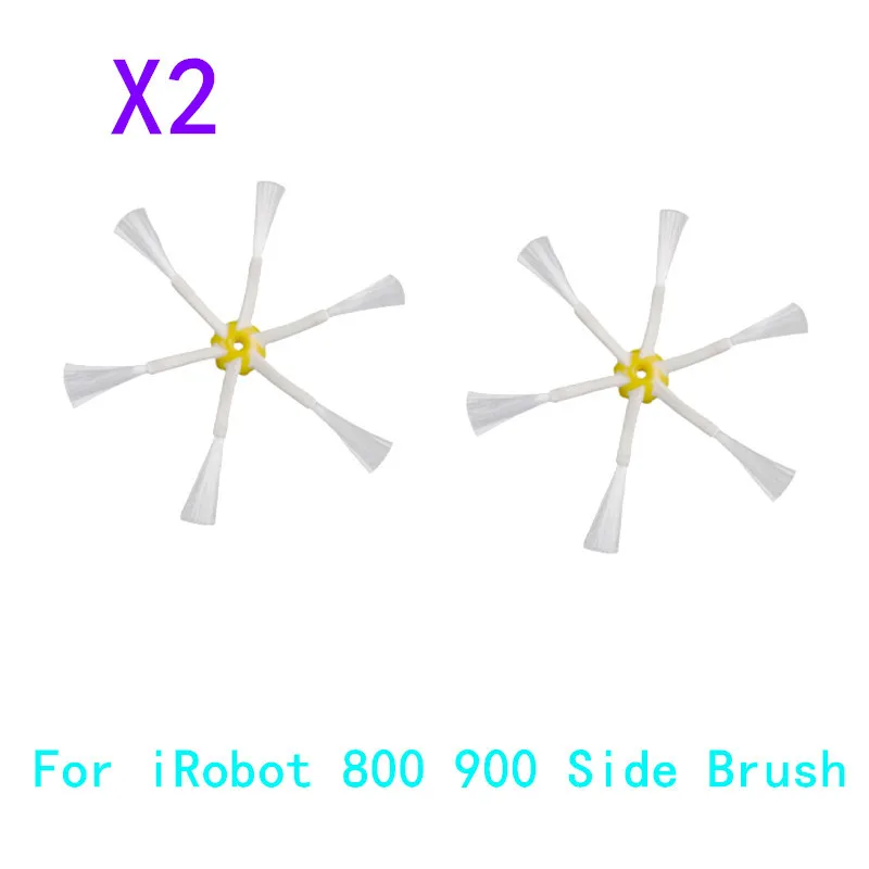 ملحقات فرشاة جانبية قابلة للغسل 6 أقدام, قطع غيار روبوت المكنسة الكهربائية Roomba 800 900 8 9 Series Roomba800 Roomba900