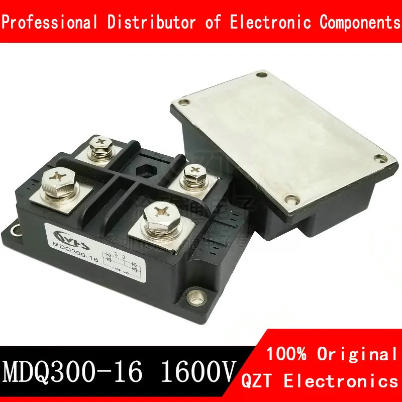 1 Miếng MDQ300A MDQ 300A Amp 1600V Volt Silicon 1 Pha Diode Kim Loại Cầu Chỉnh Lưu Module