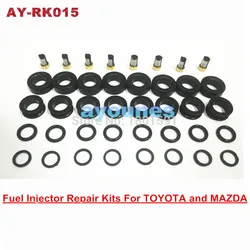 gratis verzending brandstofinjector reparatiesets rubberen afdichtingen kits voor OEM 195500 -3030 1955003290 injector voor AY-RK015