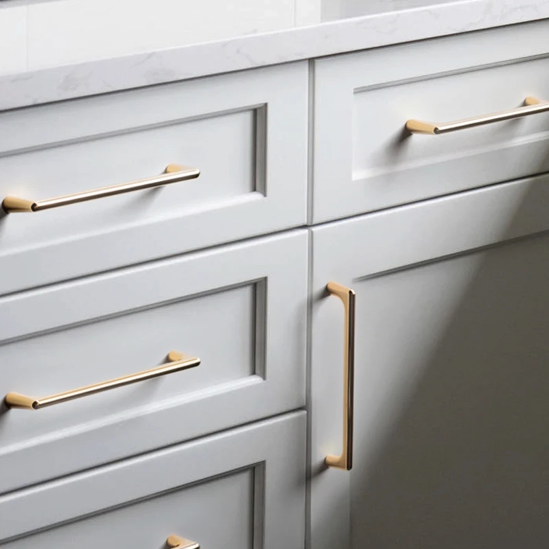 Gold /zinc Alloy Handle And Knobs Cupboard Pulls Drawer Knobs Kitchen Cabinet Handles Furniture Handle Hardware