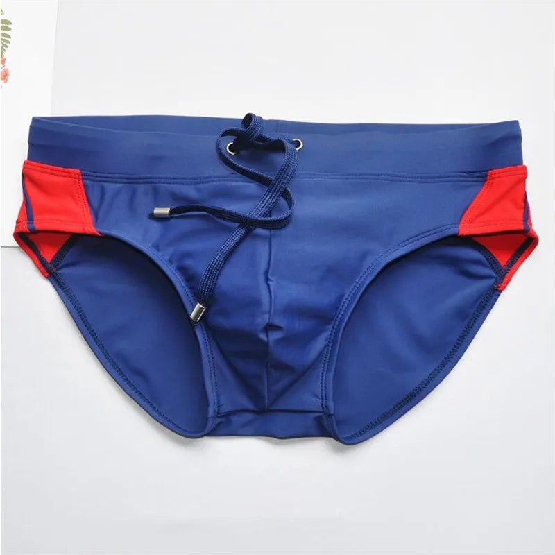 Summer Swimwear Men Push Pad Swimsuit Gay Sexy Swimming Trunks Boxer Short Quick Dry Fashion Briefs Boy Colorful Beach Wear Surf