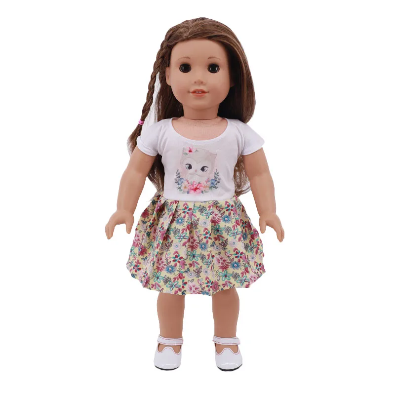 Doll Clothes Banquet Princess Dress For American 18Inch Girls Doll Generation Accessories 43Cm Baby Reborn Clothes,Kid Best Gift