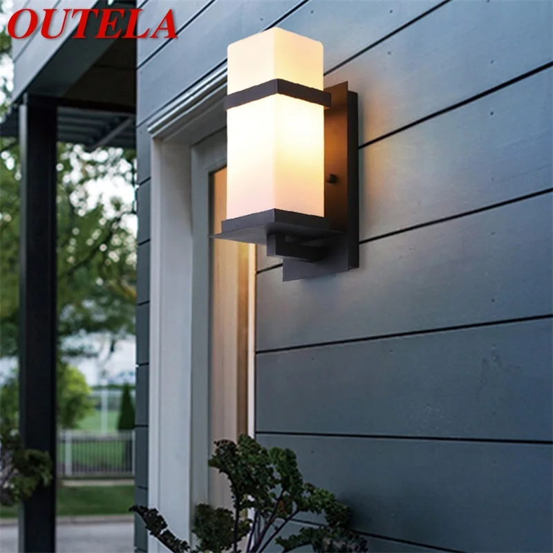 OUTELA Outdoor Wall Sconces Lamp Classical Light Waterproof IP65 LED For Home Porch Villa