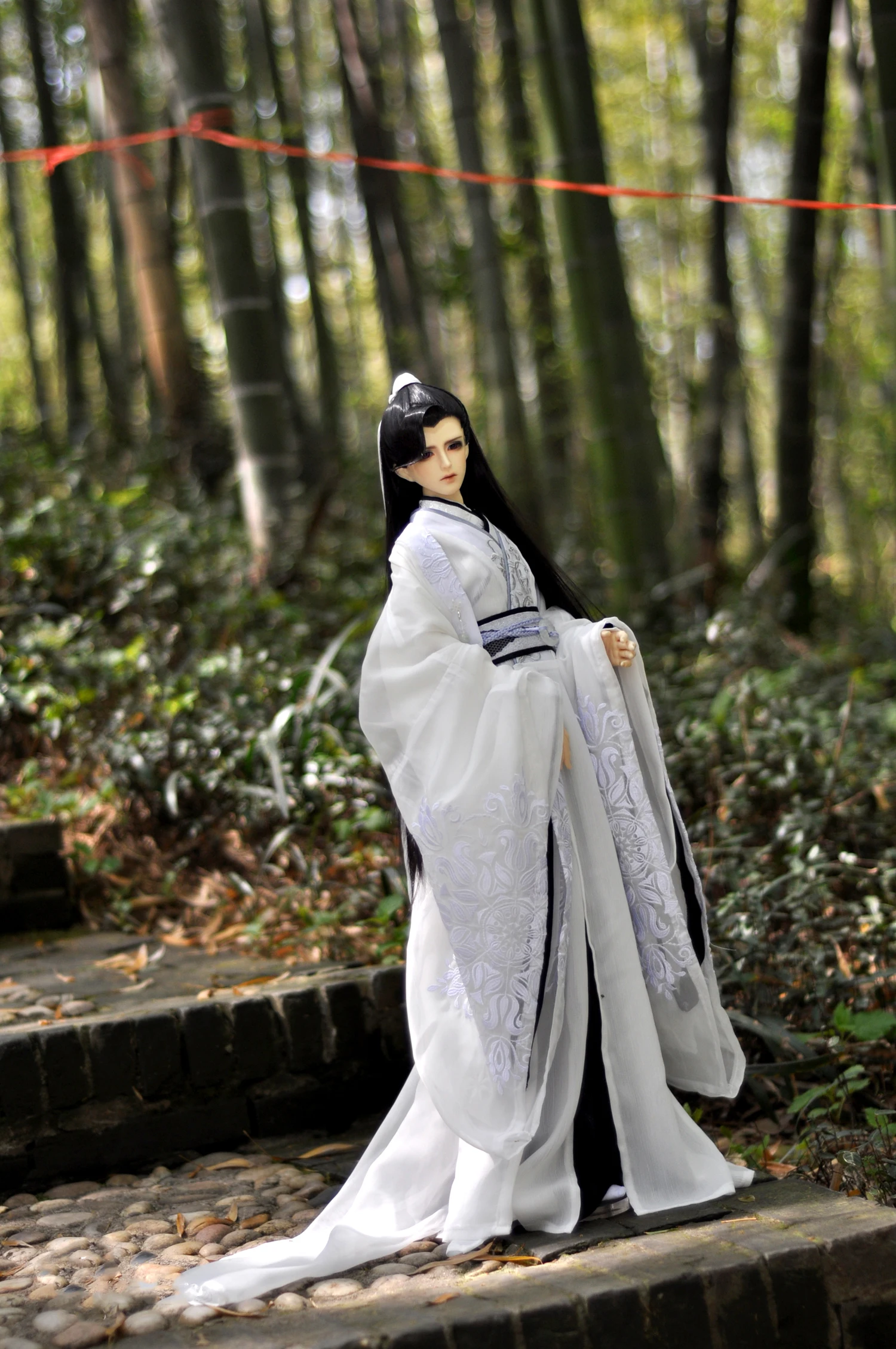 1/3 BJD Clothes Chinese Ancient Costume Hanfu Samurai Outfit Set for BJD/SD SD13 SSDF ID75 Strong Uncle Doll Accessories C1057