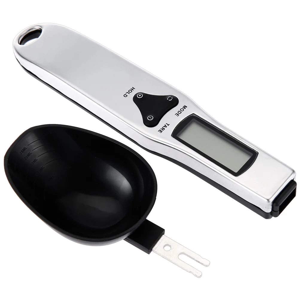 HOT 500g/0.1g Portable Digital Kitchen Scale Measuring Spoon Weight Gram Ounce Scoop Kit Electronic Food Scale Balance Tool LCD