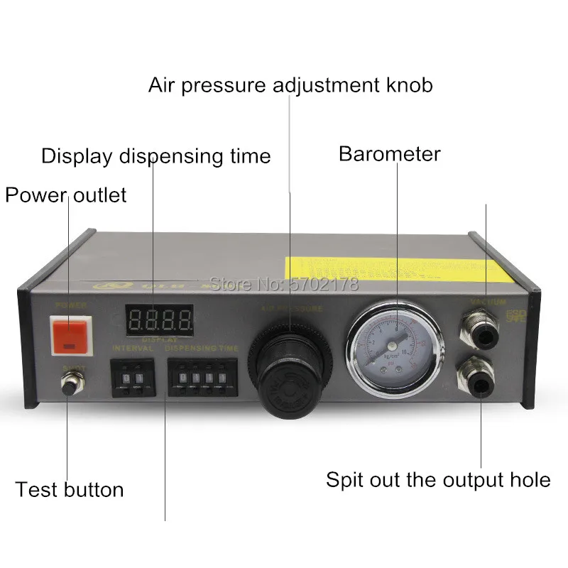 Imagem -06 - Máquina de Distribuição Automática de Líquido Duplo Controlador de Máquina de Distribuição ab Dispensador de Cola Automático