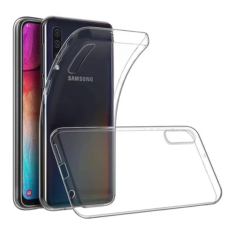 Non-yellowing Transparent TPU for Samsung Galaxy A10 A20 A30 A40 A50 A70 Soft Clear Phone Case Ultrathin Silicone Gel Back Cover