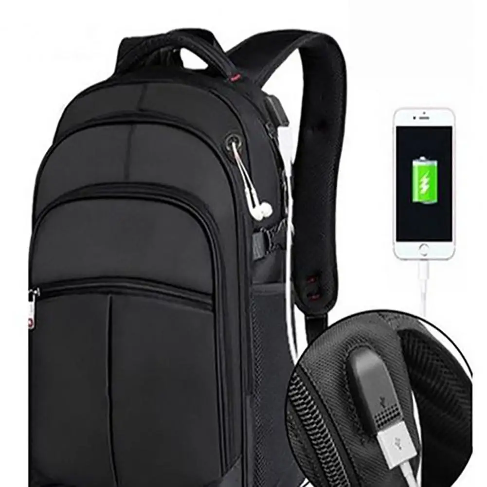 Hot Sale Backpack External USB Charging Port USB Interface and Charging Cable Travel Shoulder Bag Charging Accessories