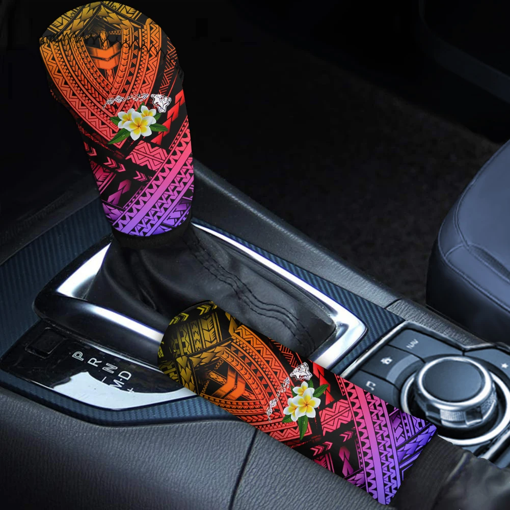 Instantarts Auto Interior Accessories Gradient Handbrake Cover Gear Lever Cover Fit Most Vehicle Easy To Install Handbrake Cover