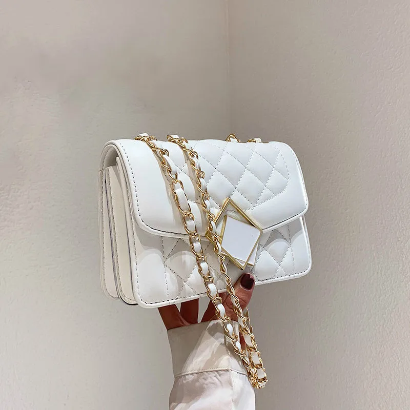 New Fashion Luxury Chain Shoulder Bags Mini Crossbody Bags For Women Vintage High Quality Zipper Handbags Tote Female Flap Purse