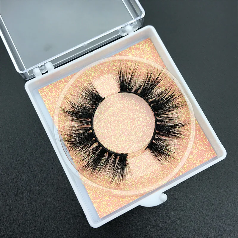 MIKIW 5D88 Custom box 15MM long natural false eyelash100% Cruelty free Handmade Crisscross 5D Mink lashes Extention Multi-layer