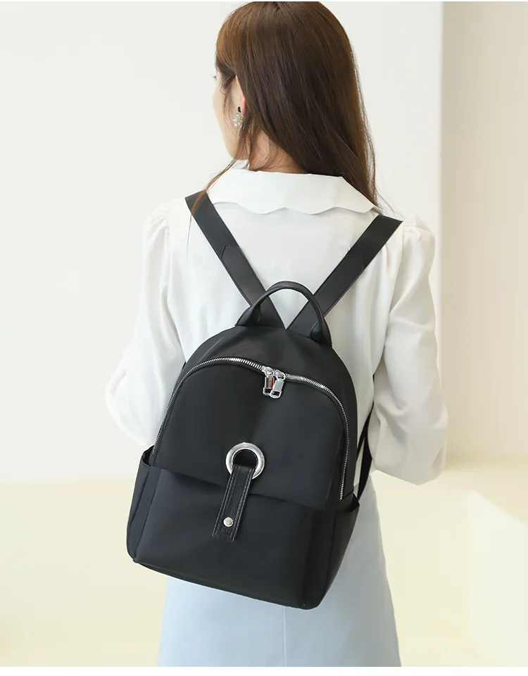 Casual Women Backpack Water proof Oxford Backpacks for Teenage Girls Female School Shoulder Bag Bagpack Mochila Travel bag black