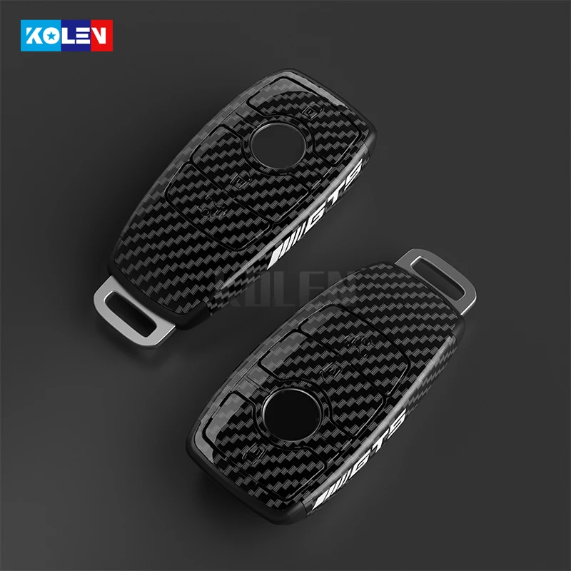Carbon Fiber Car Remote Key Cover Case Fob Shell For Mercedes Benz 2017 E Class W213 2018 S Class E213 E200L E260 E300L E320L