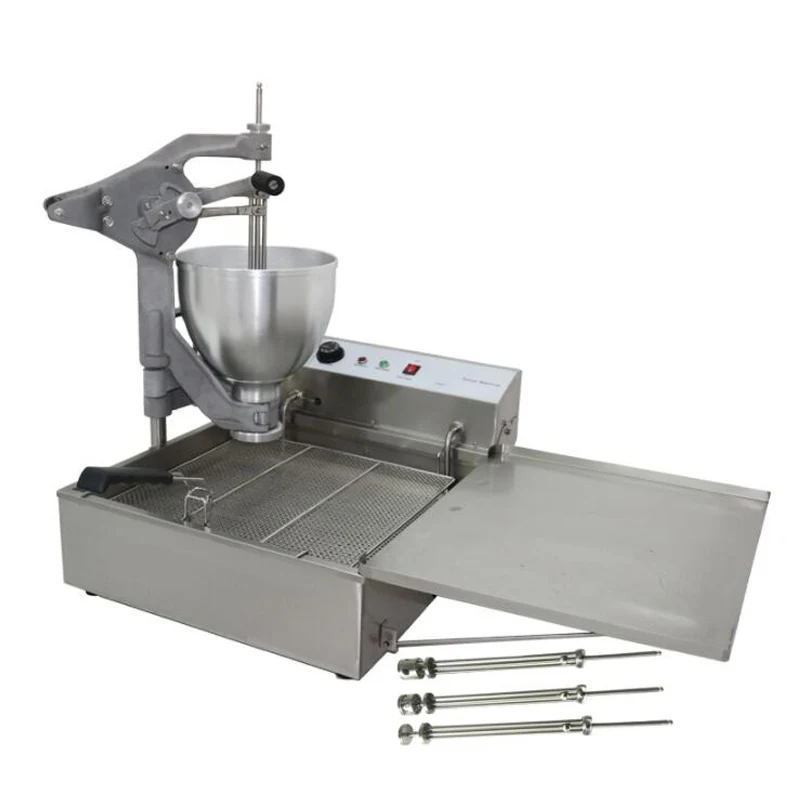 ماكينة صنع الكعك الأوتوماتيكية التجارية الشهيرة/صانع دونات صغيرة/ماكينة صنع الدونات 9 لتر للبيع