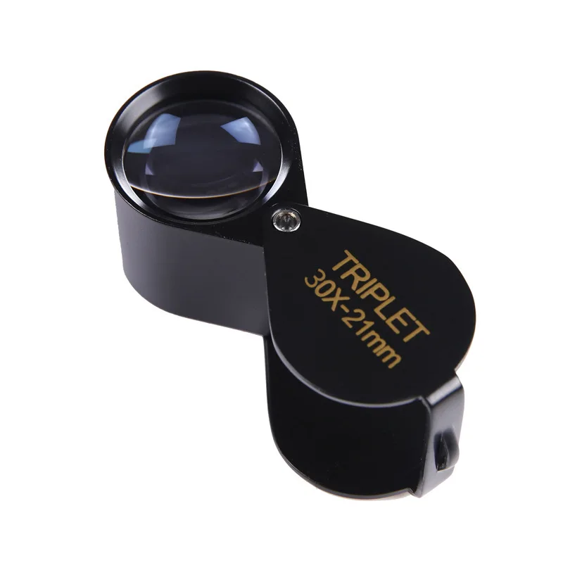 

Portable Handheld HD High Power 30X Jewelry Appraisal Magnifier Diamond Jade Antique Stamp Coin Portable