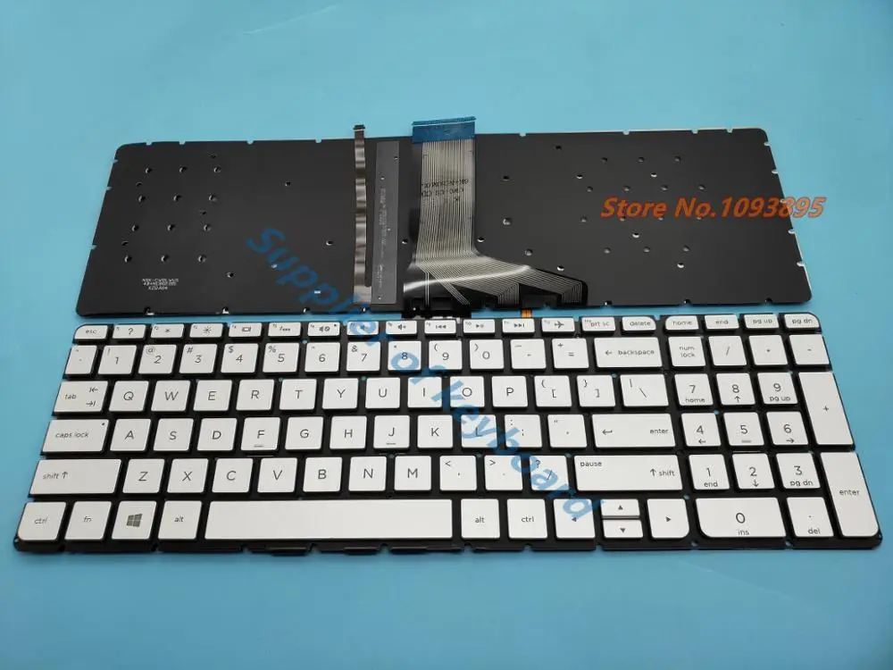 Imagem -01 - Inglês Teclado para hp Envy Prata Retroiluminado X360 M6-aq000 15-aq000 M6-aq005dx M6-aq103dx M6-aq105dx Novo ingles teclado para hp envy prata retroiluminado x360 m6 aq000 15 aq000 m6 aq005dx m6 aq103dx m6 aq105dx novo 01