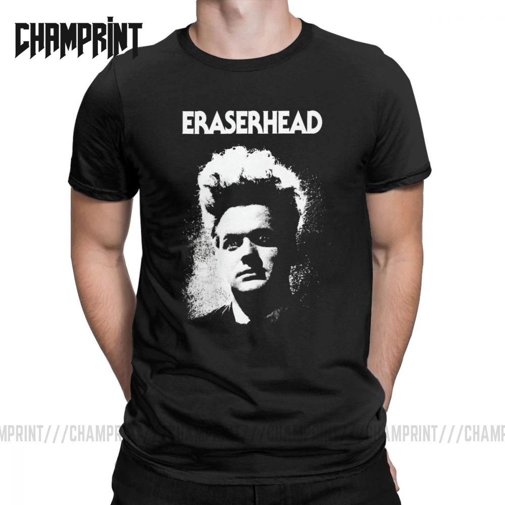 Eraserhead T-Shirts for Men Horror David Lynch Novelty 100% Cotton Tee Round Collar Short Sleeve T Shirt Gift Idea Clothing