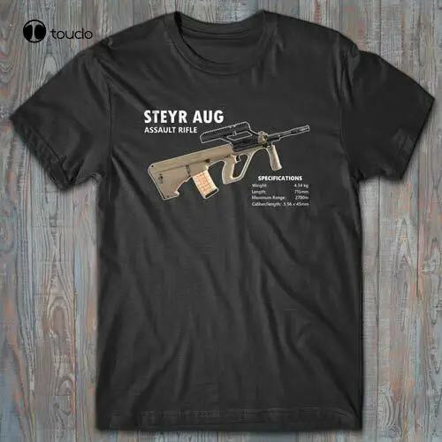 Cool T-Shirt Aug Rifle Gun Specifications, Infantry Army