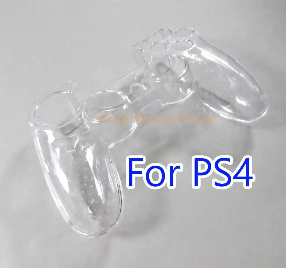 10pcs Replacement Crystal Clear Shell Case Cover For PS4 Protective Housing Shell For Sony Playstation 4 Controller Repair Parts