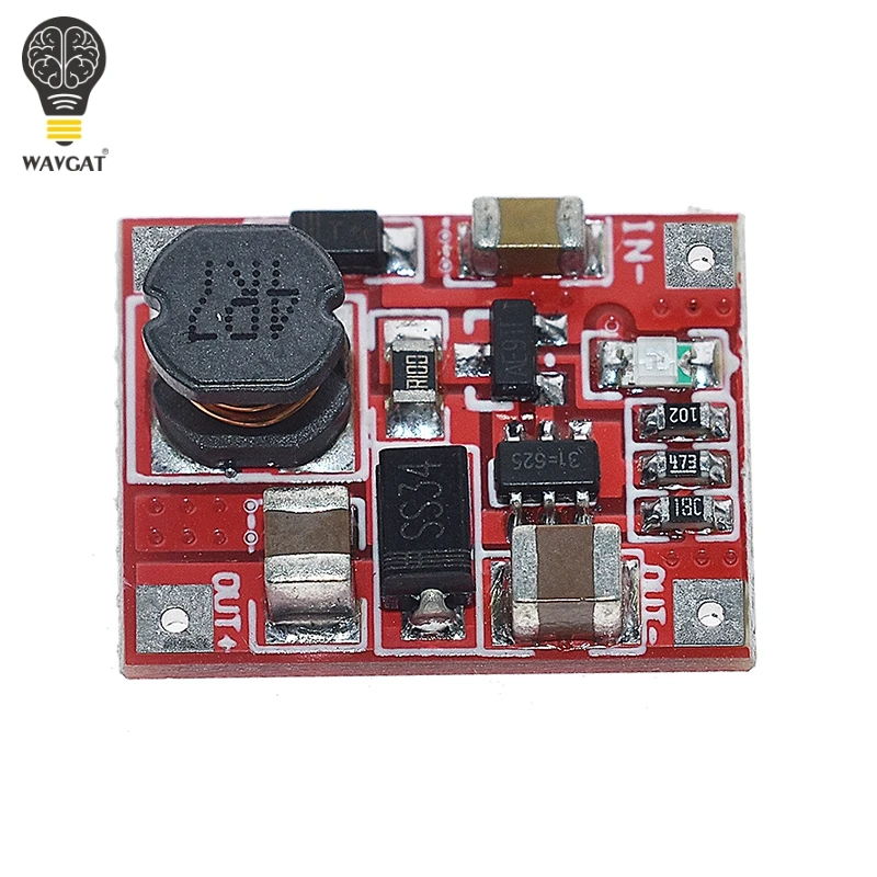 DC-DC Boost Modulo di Alimentazione del Convertitore Booster Step Up Circuit Board 3V a 5V 1A Massima Efficienza del 96% ultra Piccolo WAVGAT