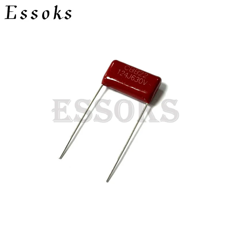 10PCS 630V124J 0.12UF Pitch 15mm 120NF 630V 124 124J CBB Polypropylene film capacitor