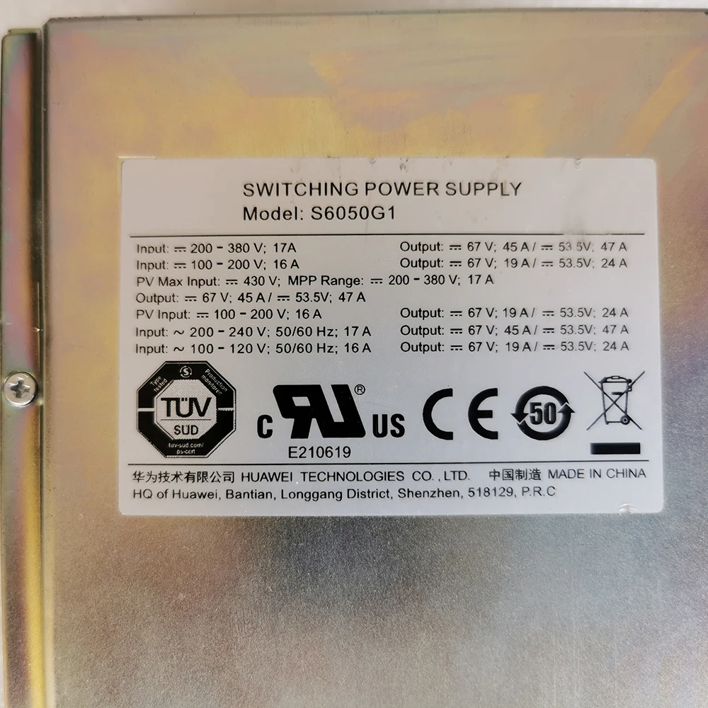 Imagem -05 - para o Teste Perfeito da Fonte de Alimentação do Interruptor de Huawei Antes da Expedição S6050g1