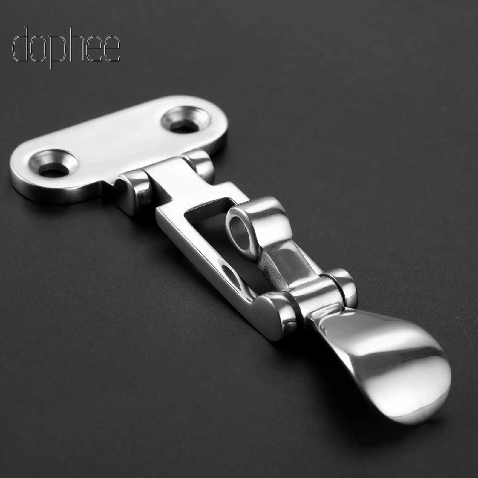 dophee 1pc  Boat Deck Locker Hatch Latch Fastener Clamp sliding door and window hardware marine boat yacht accessories