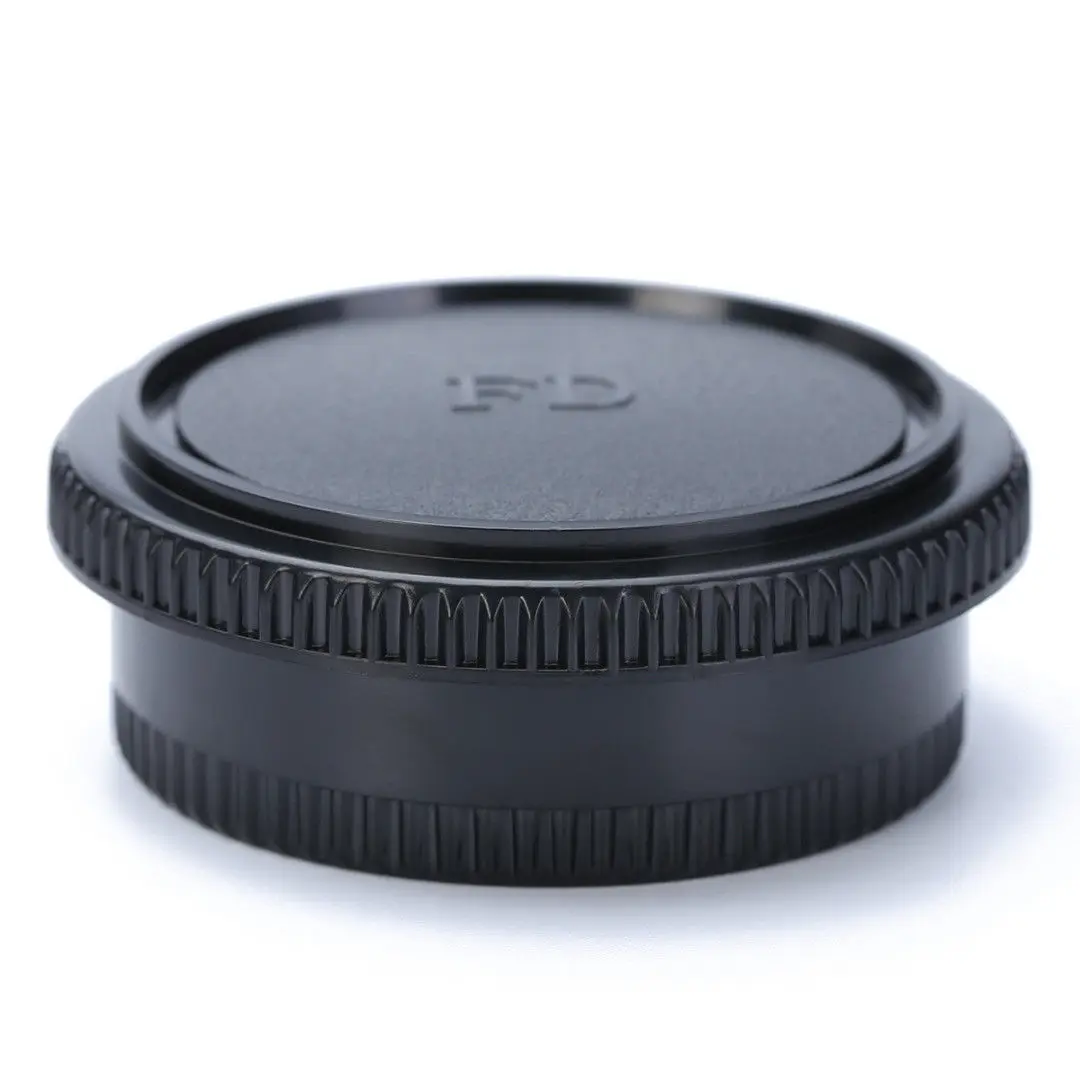 カメラ本体とレンズのリアキャップ,fdマウントカメラとレンズのセット