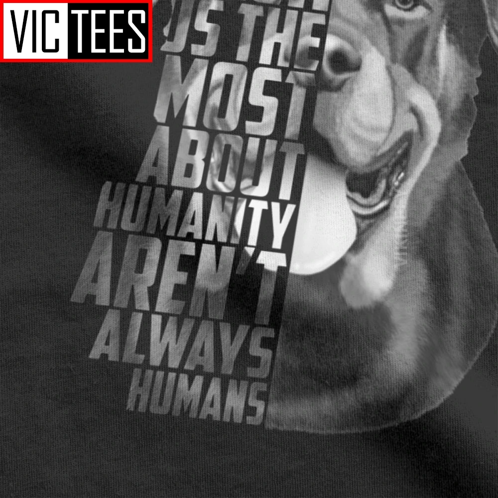 Vintage Rottweiler Head Loyalty Quote Portrait Dog T-Shirt Men Crewneck 100 Percent Cotton Tshirt Wholesale