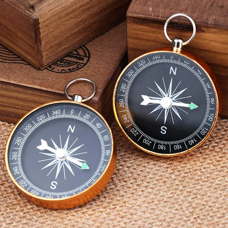 20pcs Wedding Gifts Guests Compass Souvenir with Kraft Tag Travel Themed Party Decorations Favors Nautical Christmas Ornaments