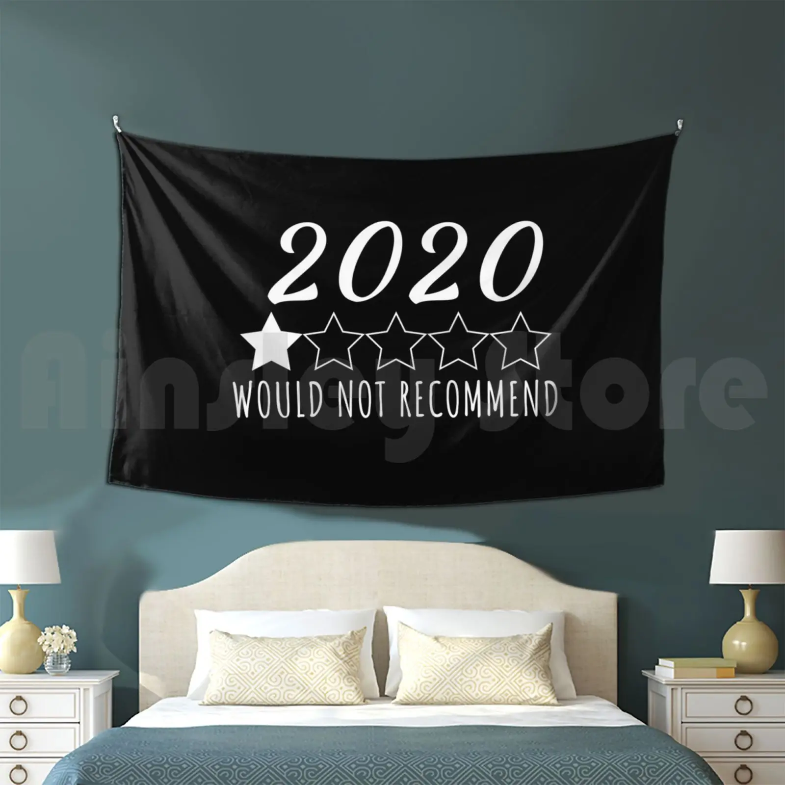 2020 Would Not Recommend Tapestry Living Room Bedroom Would Not Recommend 2020 Funny One Star Rating 1 Star