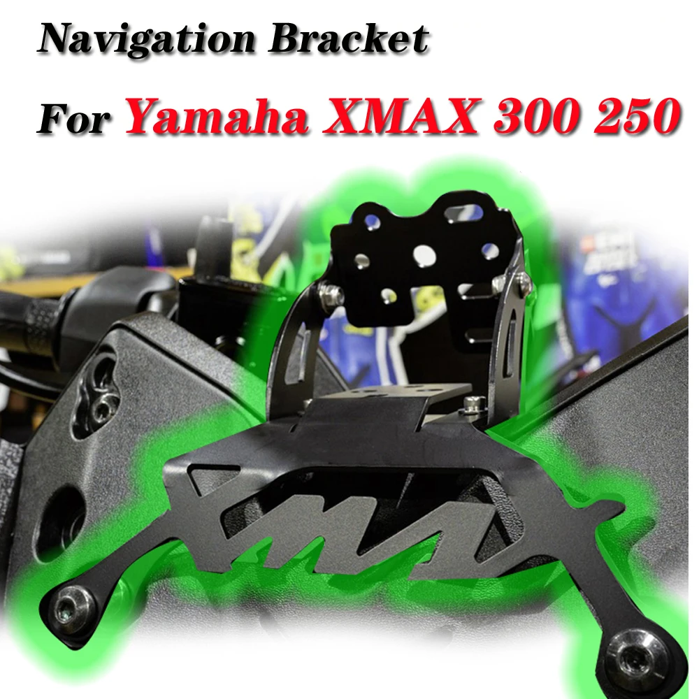 

New Motorcycle Accessories Front Mobile Phone Holder Smartphone GPS Navigation Bracket For Yamaha XMAX 300 XMAX 250