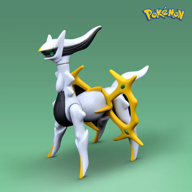 Classic Anime Pokemon Toys Arceus Adjustable Joints Action Figure Dolls Toys Collection Model Desk Decoration Gifts for Kids