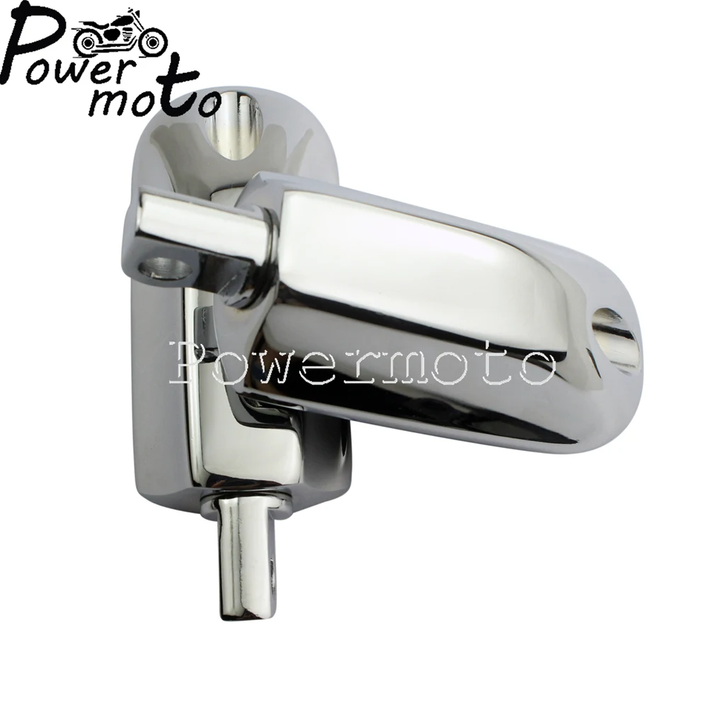 For Harley Dyna Night Train V-Rod Touring Softail Sportster Iron 883 Motorbike Chrome StreamLiner Styled Footpeg Male Foot Mount