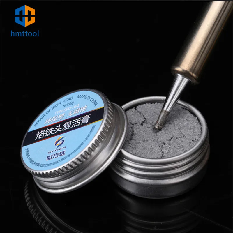 Lead Free Soldering Iron Tip Refresher Solder Cream Clean Paste For Oxide Solder Iron Tip Head Resurrection Tools