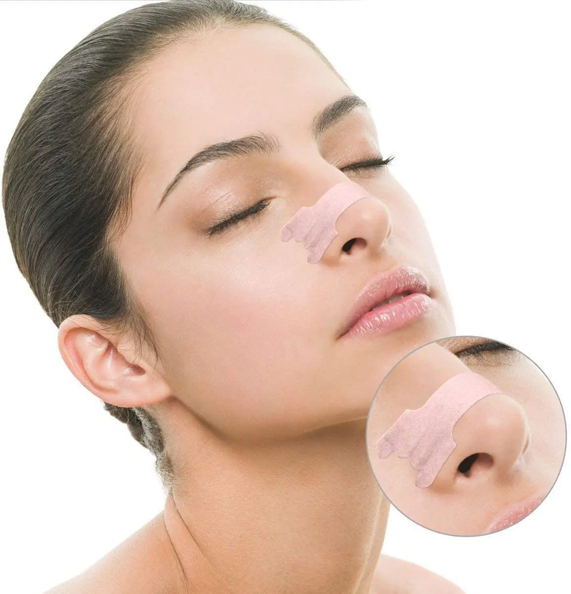 50pcs/Lot Snoring Saver Nasal Strips Size(66x19mm)To Not Snore Better Nose Breathe Have A Relax Sleep Antis-noring Patch