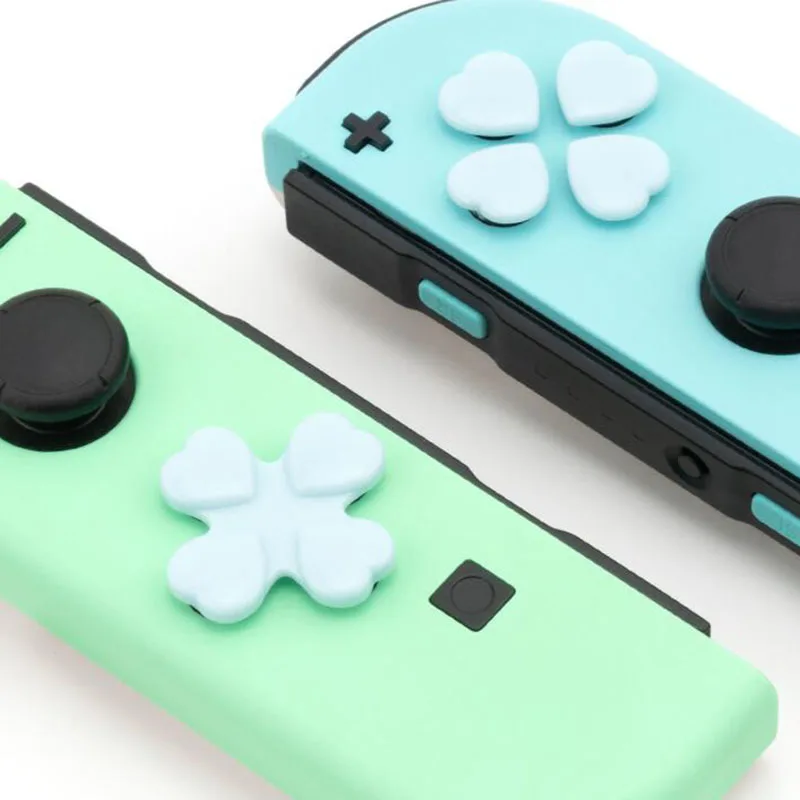 Bouton de manette ABXY pour Nintendo Switch Oled Joy-con Skin Case, DSub Move Cross Direction, Thumb Stick Grip Cap Cover, Key Sticker